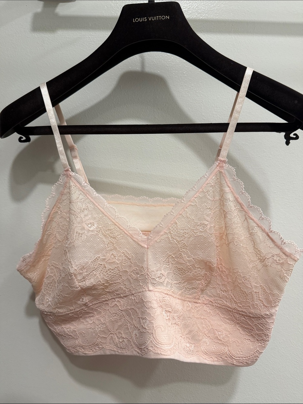 Lily of France Pale Pink Lace Bralette